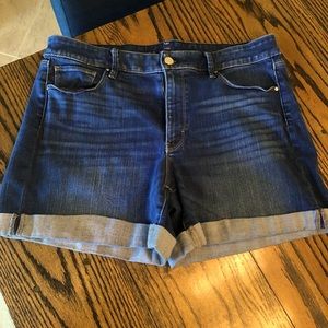 WHITE HOUSE BLACK MARKET Denim Shorts*Size 14*WHBM